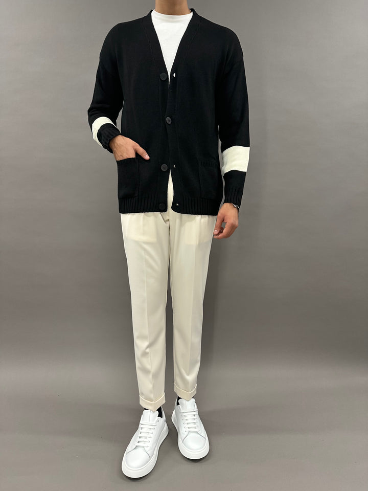 CARDIGAN GRANO NERO
