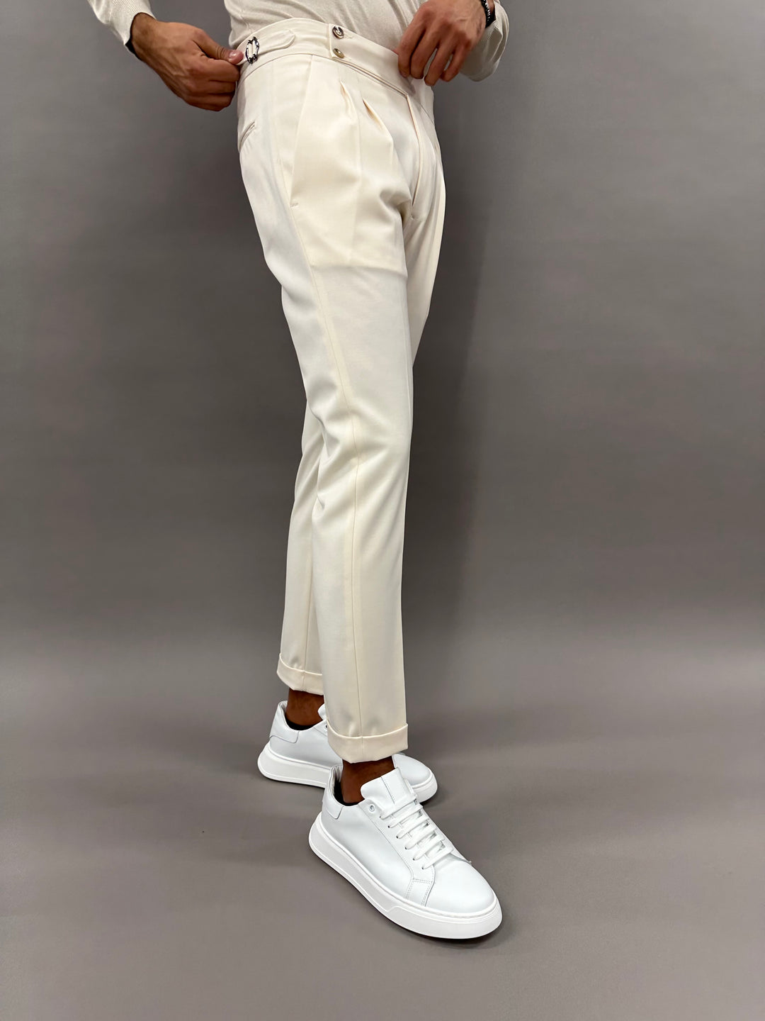 PANTALONE AFRICA PANNA