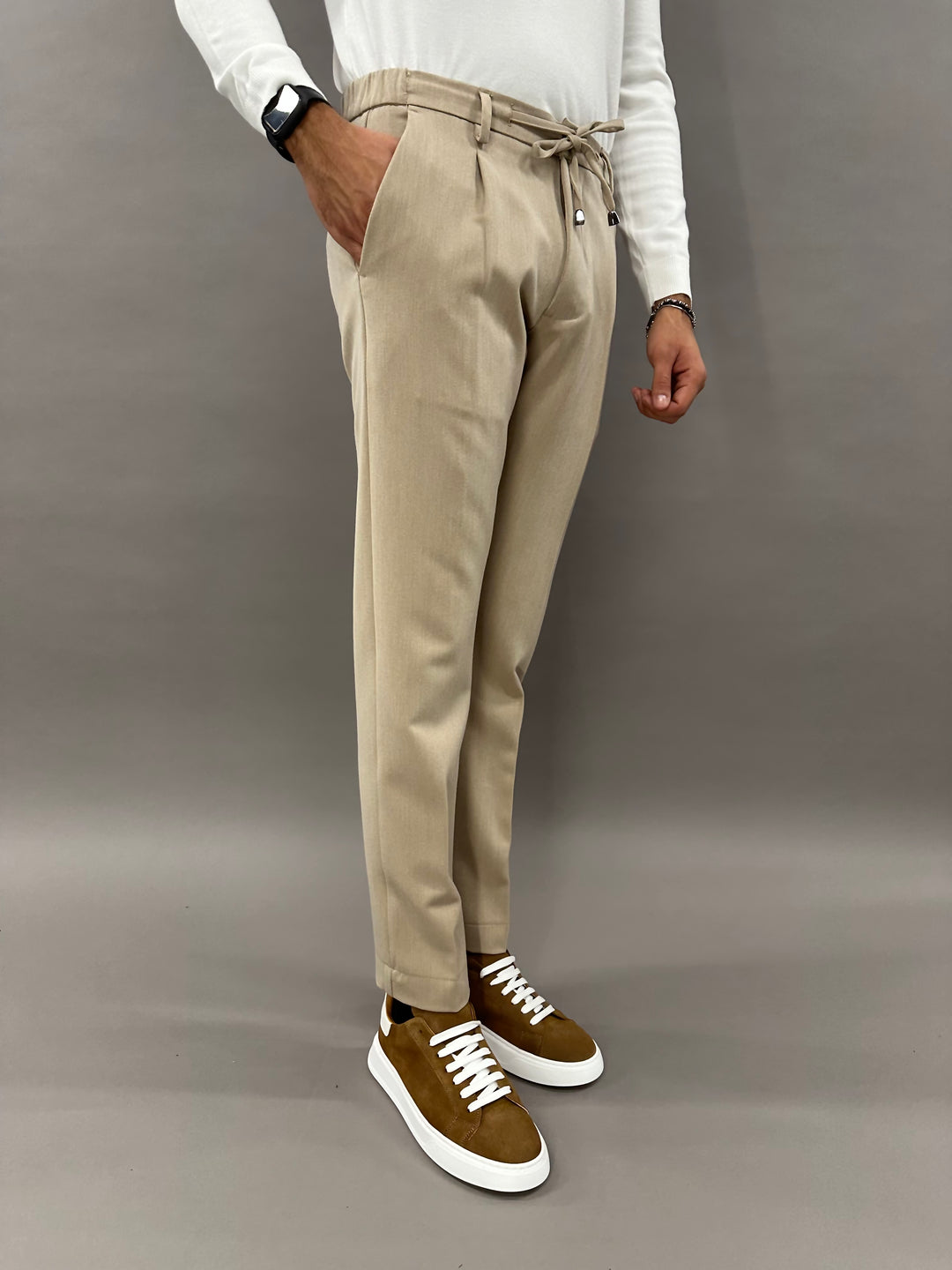 PANTALACCIO CITY BEIGE